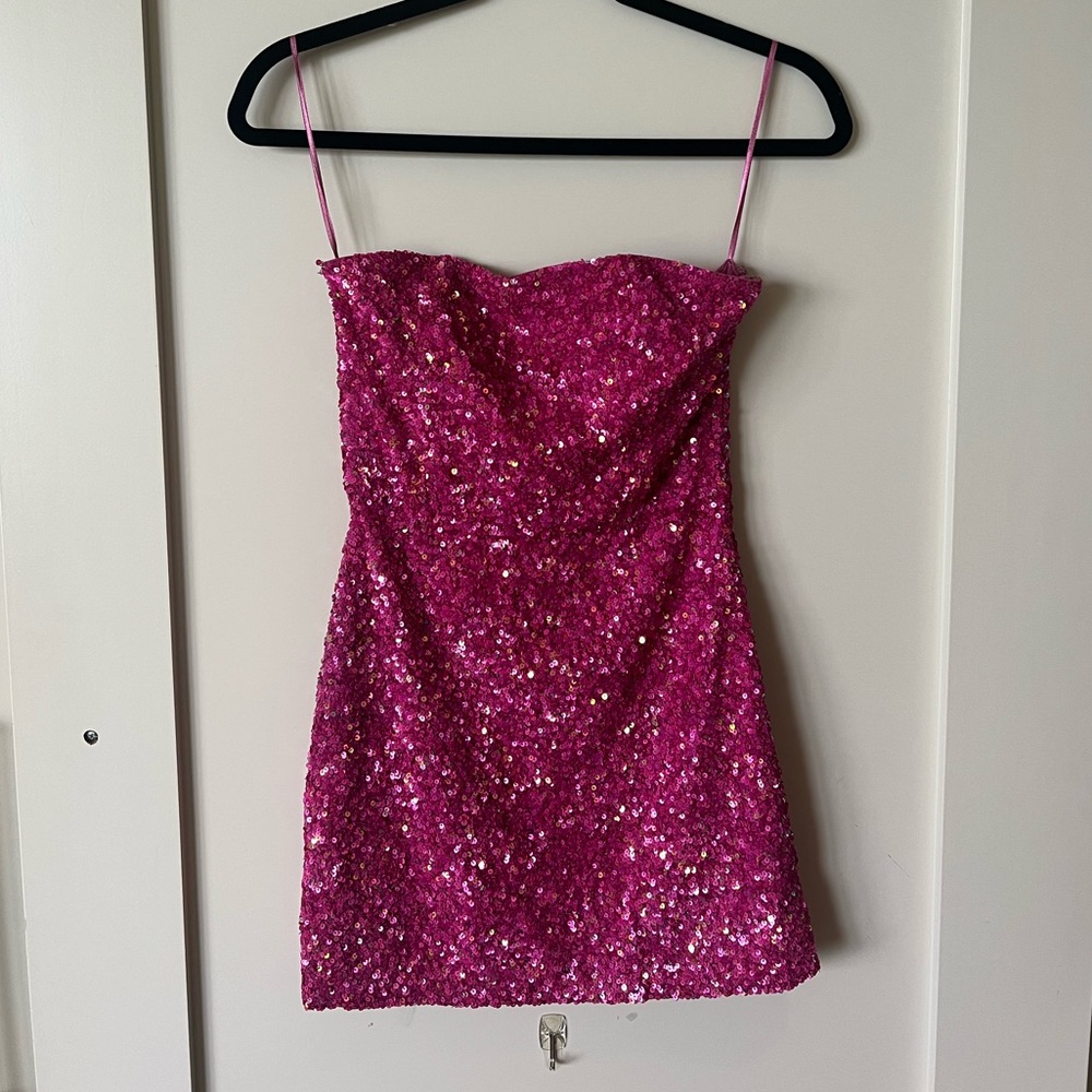 Retrofete Pink Heather Dress XS